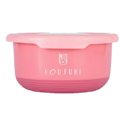 HOUSUXI 不鏽鋼雙層隔熱碗 730ml-經典紅
