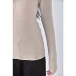 (S) uniqlo質感棕色長袖上衣二手衣, , large