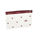 Lesportsac 3-Zip Cosmetic 三層拉鍊收納化妝包/ 莓果心, , large