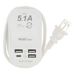 BOSS 5.1A USB智慧型充電器50公分, , large