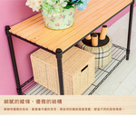【Y HOUSE】90x45x120cm pine three-layer storage rack rack iron rack - painted white teak, , large