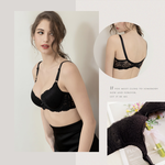 【Clany可蘭霓】歐式托高集中質感ABC內衣(神秘黑 6265-63), , large