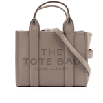 MARC JACOBS THE LEATHER TOTE 粒面皮革小款托特包/水泥灰, , large