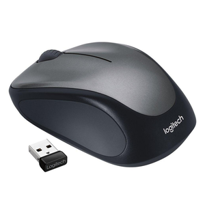 【 Logitech 羅技 】M235n 銀黑色 舒適手感 無線 滑鼠
