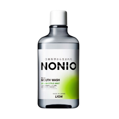 日本獅王 NONIO終結口氣漱口水-澄橘薄荷 600ml