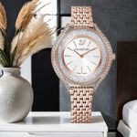 SWAROVSKI 施華洛世奇 Crystalline Aura 送禮 奢華水晶女錶 手錶-35.5mm 5519459, , large
