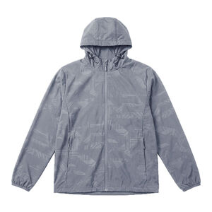 男速乾透氣印花防曬外套-灰色M