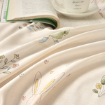 【FOCA】Country Bunny | C Energy Series 100% Austrian Tencel™ Light-quenched Graphene Four-piece Duvet Bedding Set-Double, , large