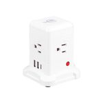 Rubik's Cube Vertical Single-Layer USB Socket with Night Light, , large