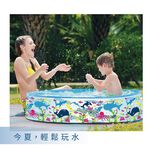 【Healgenart】趣味立體悠游泳池 免充氣戲水池, , large
