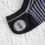[Kaimei Cotton Industry] 10 pairs set, random and excellent, MIT made in Taiwan, pure cotton, oversized combed cotton right-angle socks, striped style, , large