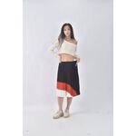 (XL) nautica百褶藍色長裙二手衣, , large