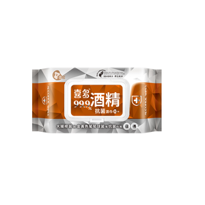喜多酒精濕巾80片抽
