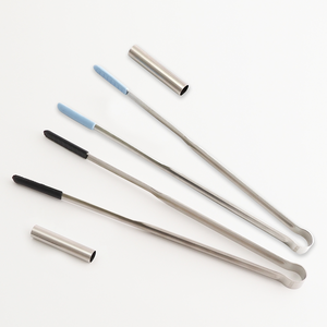 LINOX316不鏽鋼矽膠食物夾-21cm-12支