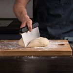 [OONI戶外窯烤爐]不鏽鋼刮板 Pizza Bench Scraper 麵團刮刀 麵團刮板 麵粉刀 麵糰刀 梯形刮刀 切麵刀 麵團切刀, , large