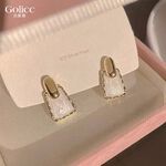 【Gulicc 】古莉可 耳環 韓國白色山茶花耳環, , large