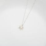 【Angel & Me】Cute Daisy Flower s925 sterling silver necklace Birthday gift, , large