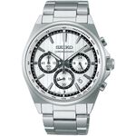 SEIKO 精工 CS系列 條紋設計賽車計時手錶-41mm SBTR031J/8T63-01T0S, , large