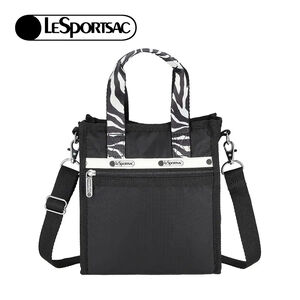 Lesportsac Mini N/S Tote Mh 迷你方型托特包/ 黑夜斑影