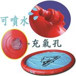 【Healgenart】鯊魚遊戲水池 噴水型戲水池, , large
