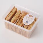 杏仁千層派 千層酥 低糖 手工 製作 餅乾 年貨 茶點 下午茶 點心 台灣 名產 快速出貨【周周生活】, , large
