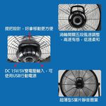 SUPAFINE 16” Dual Voltage DC Inverter Industrial Fan HFB-S0816, , large