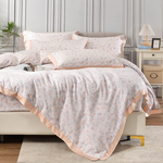 【Betrise】Summer garden | C Energy Series 100% Austrian Tencel™ Light-quenched Graphene Four-piece Duvet Bedding Set-Double, , large