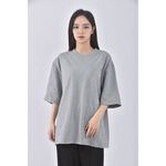 (L) uniqlo質感棉質圓領黑色短袖上衣二手衣, , large