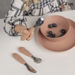 官方直營【Citron】幼兒餐具三件組_浪漫粉, , large