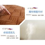【格藍傢飾】莎曼3D絨餐椅墊-咖, , large