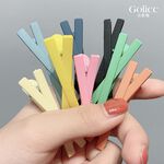 【Gulicc 】古莉可 髮夾 韓國ins簡約磨砂 瀏海夾 ( 4入), , large