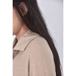 (M) a nice day begings質感杏色罩衫二手衣, , large