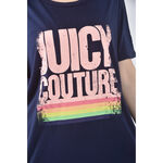 (L) juicy couture棉質文字藍色短袖上衣二手衣, , large