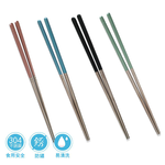 【MORRIES莫利仕】韓式304不鏽鋼彩霧筷子VS-MOR-46, , large