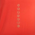 YOGA FLOW Chakra Flow(A) - 背後交叉圓領罩衫 - 艷陽紅 Oriental Ted, , large