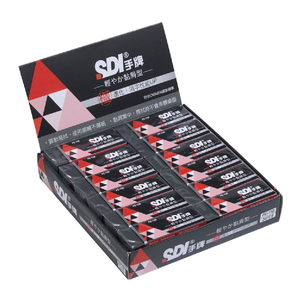【SDI 手牌】輕感 黏屑型 筆擦 61 x 21 x 11.5mm 橡皮擦 24入/盒 PE-15B