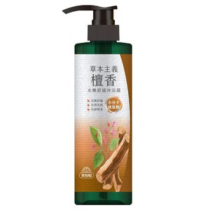 美吾髮草本主義檀香水嫩舒緩沐浴露