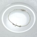 【Angel & Me】信念 十字架 s925 純銀手鍊 腳鍊 聖誕節禮盒, , large