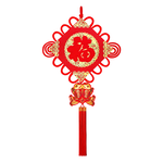 中國結迎福有餘-中款2入2組#302(新春過年掛飾/流蘇開運掛件/開運招財/入厝室內裝飾/平安結裝飾), , large