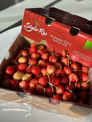 Skylar Rae® Caramel Strawberry White Cherries from Chile