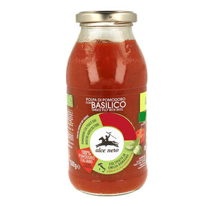 alcenero尼諾顆粒羅勒番茄醬500g