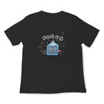 JZ TEE 黑貓-魚缸 印花短袖T恤, , large