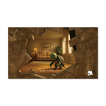 【Monster】 3D Scene Desk Mat (60x34cm) &ndash; Detective Turtle, , large