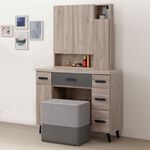 【Homelike】 喜家居3.3尺藏鏡化妝桌椅組(2201), , large