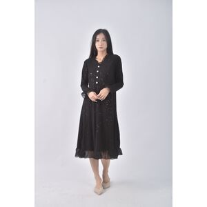 (S) lala質感黑色洋裝二手衣