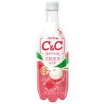 CC Lychee BlackTea SparklingDrink 500ml, , large