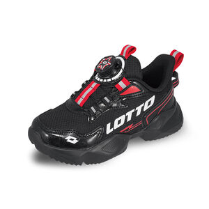 LOTTO童輕量跑鞋9470/7,  LOTTO童輕量跑鞋-黑21.5