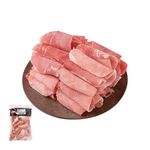 Frozen pork slices, , large