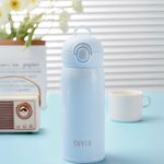 Blue Stylish Lightweight Travel Thermos with Long-Lasting Insulation, , large