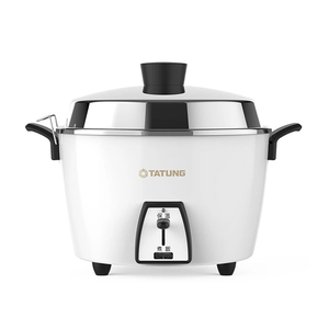 TATUNG 6-Serving Stainless Steel Rice Cooker TAC-06L-MCW